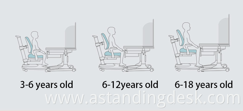 Home Furniture Learning Study Adjustable Children's Desk